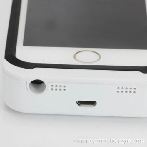 Detachable Solar Power Case for iPhone 5/5S/5C, It Combines 2 Functions(Case and Solar Power Bank)